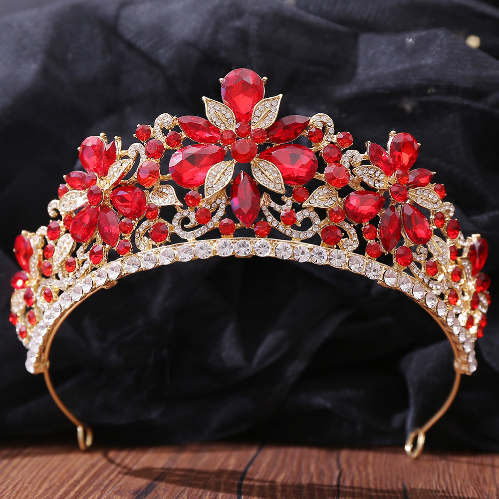 Wedding Supply Store - Baroque Crystal Crown Tiara For Women