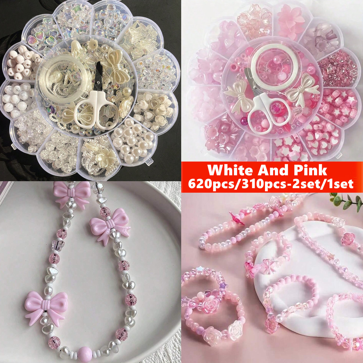 Wedding Packaging - 2Set/1Set 13 Grids Acrylic Flower Boxed