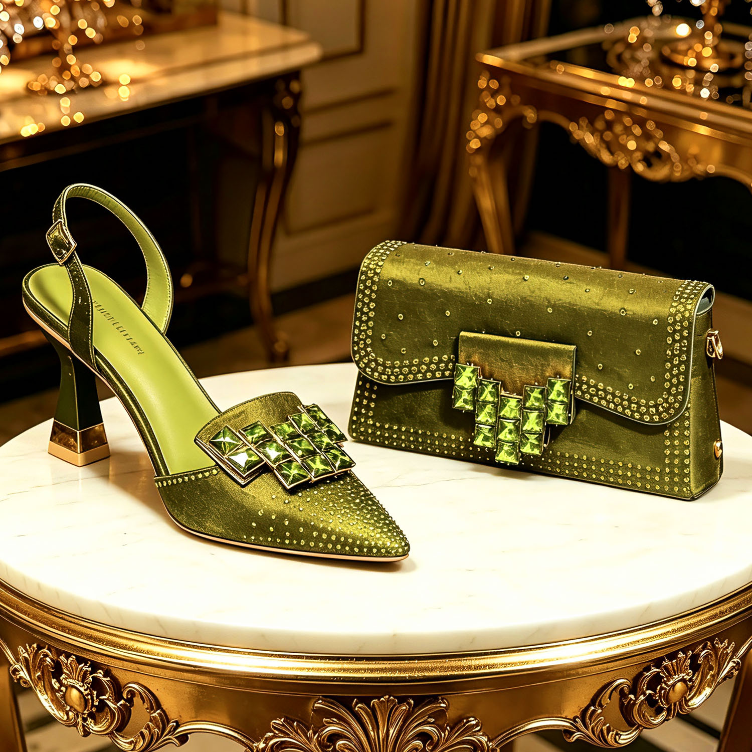 Wedding Packaging - 2026 INS Italian Design Olive Green