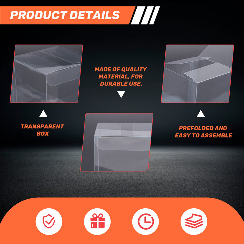 50Pcs Clear Plastic Boxes for  - đánh giá và giá Wedding Packaging
