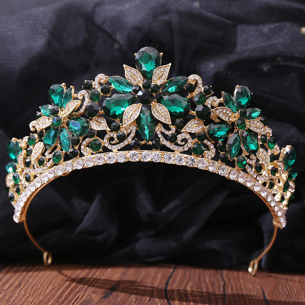 Baroque Crystal Crown Tiara Fo - đánh giá và giá Wedding Supply Store
