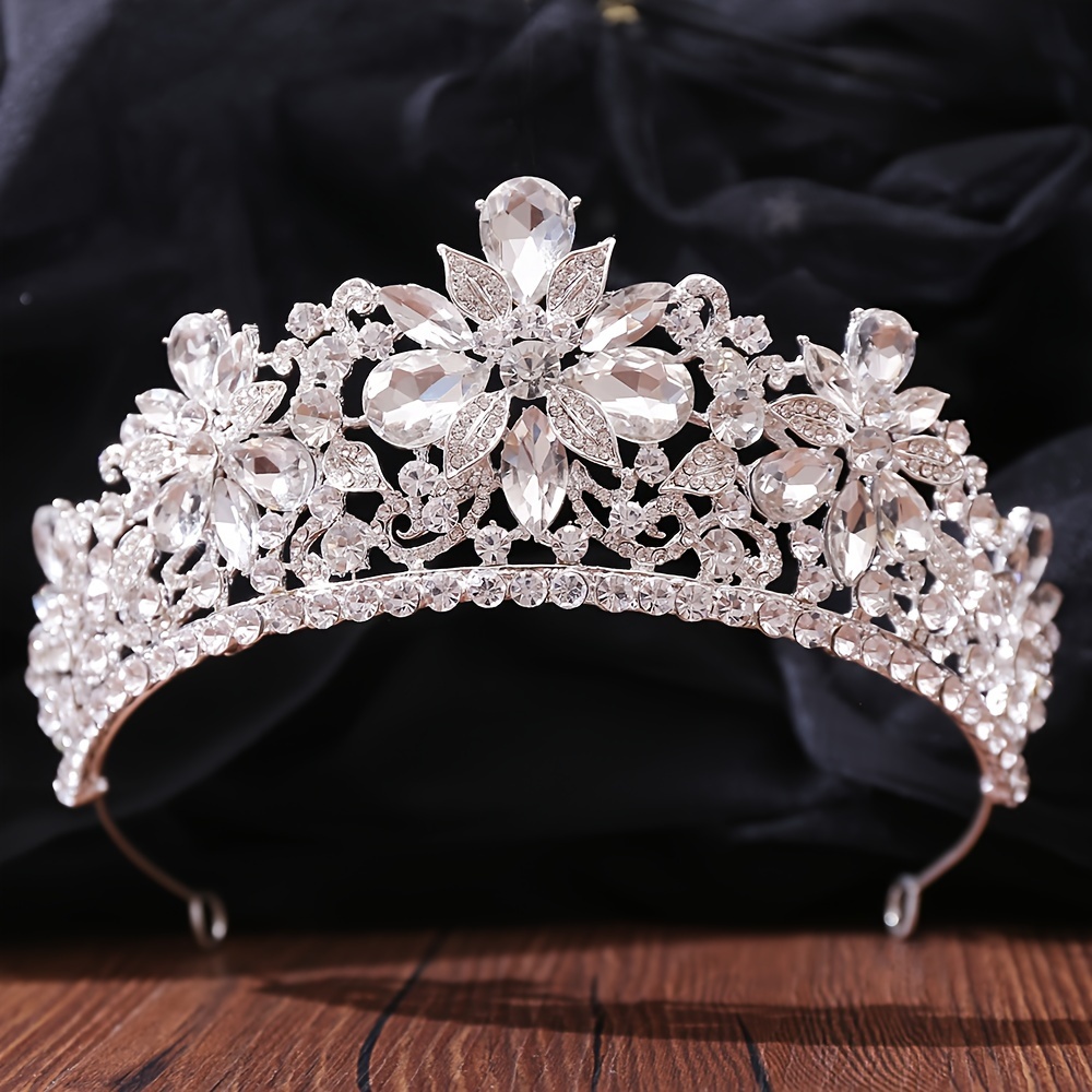 Baroque Crystal Crown Tiara Fo - đánh giá và giá Wedding Supply Store