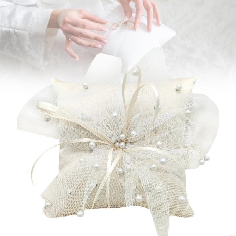 Gối handmade mang nhẫn trắng c - đánh giá và giá Ring Bearer Pillow
