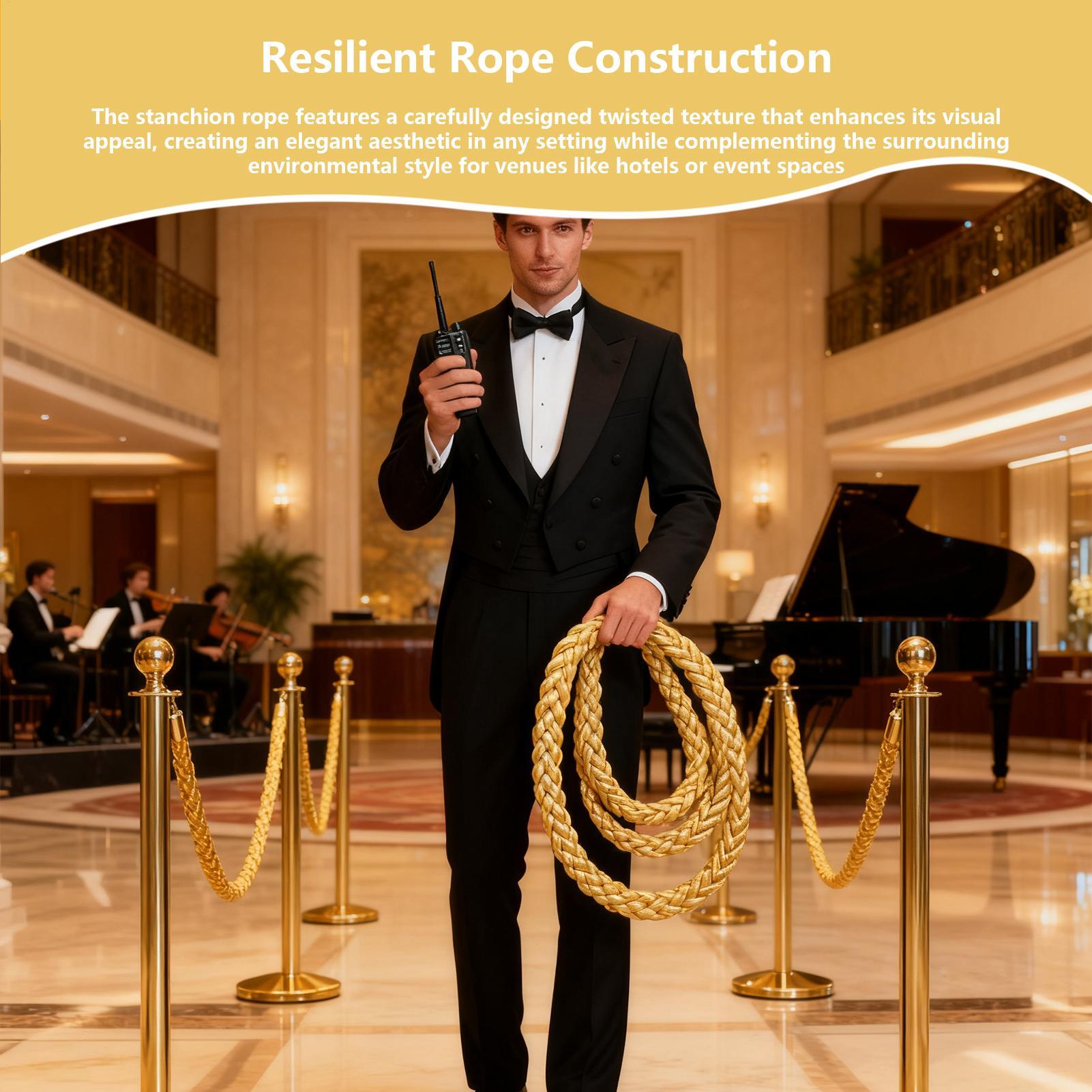 Stanchion Rope Long 4.9ft Twis - đánh giá và giá Wedding Party Supply Store