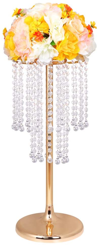 12pcs Luxurious Crystal Flower - đánh giá và giá Centerpiece Vase Tall