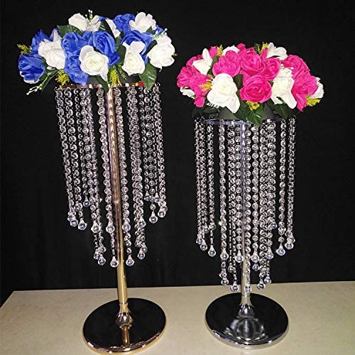 12pcs Luxurious Crystal Flower - đánh giá và giá Centerpiece Vase Tall