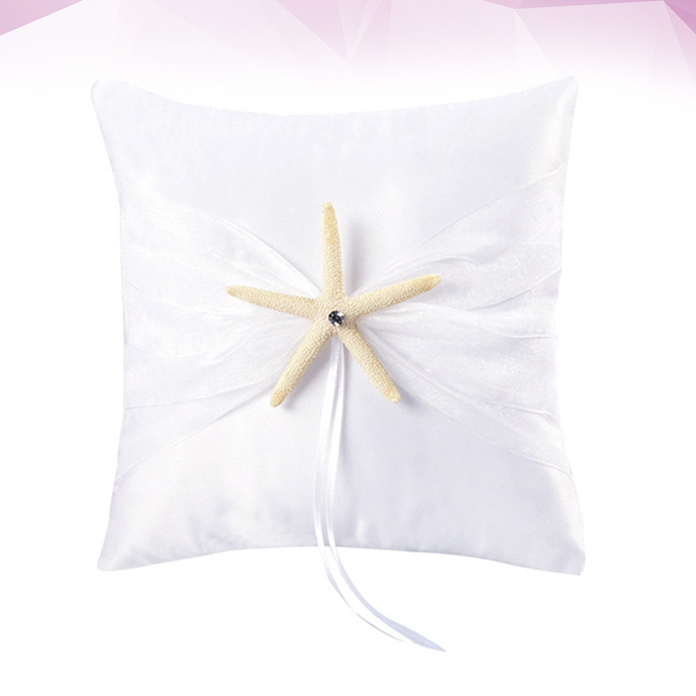 Romantic Sea Star Wedding Ring - đánh giá và giá Ring Bearer Pillow