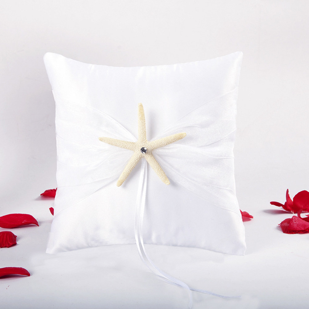 Romantic Sea Star Wedding Ring - đánh giá và giá Ring Bearer Pillow