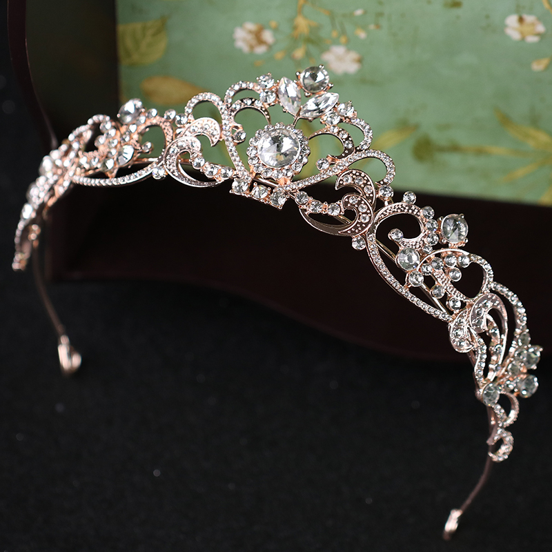 Trendy Crystal Crown Rose Gold - đánh giá và giá Wedding Supply Store