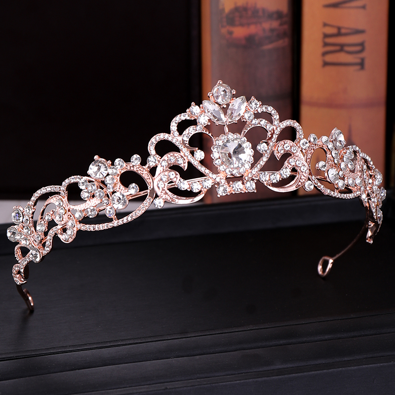 Trendy Crystal Crown Rose Gold - đánh giá và giá Wedding Supply Store