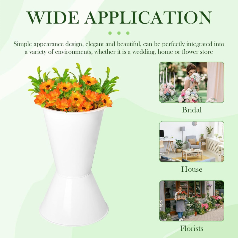 4plastic flower bucket,with de - đánh giá và giá Centerpiece Vase Tall