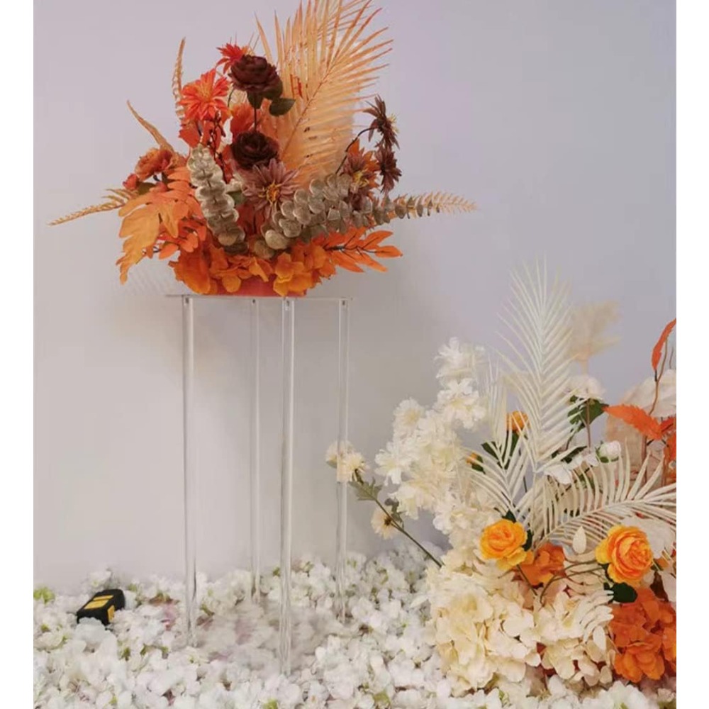 10-Piece Clear Acrylic Rectang - đánh giá và giá Centerpiece Vase Tall